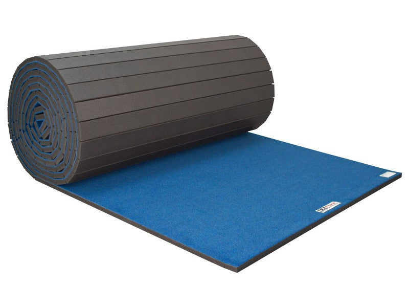 Large roll up exercise store mat