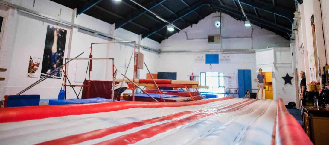 All gymnastics equipment in one place