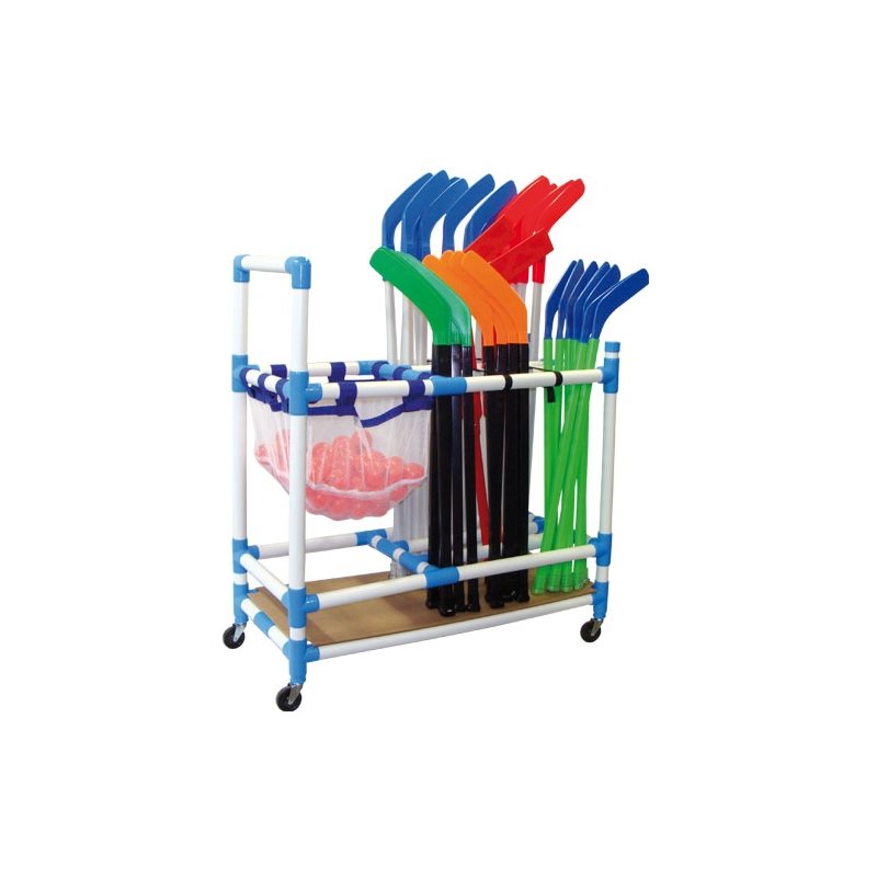 Carrying cart for Floor Hockey Equipment