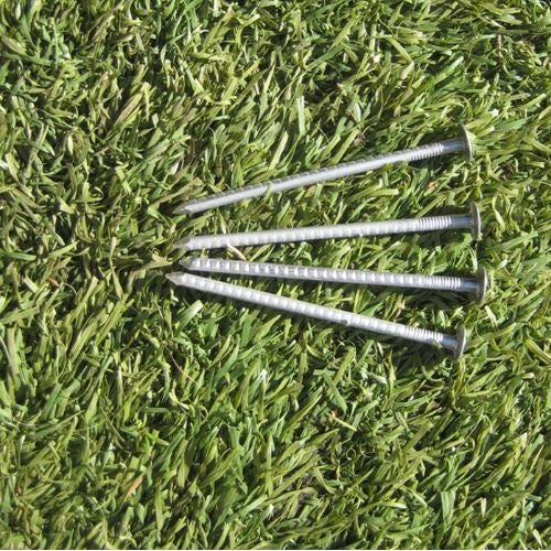 Aluminum nails for tennis court lineage