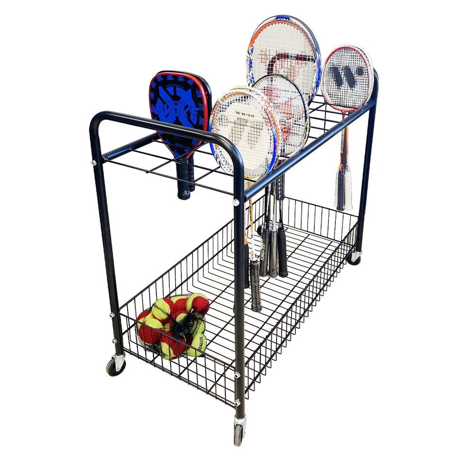 Cart for racquet games