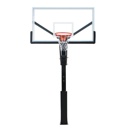 Deluxe height-adjustable basketball hoop
