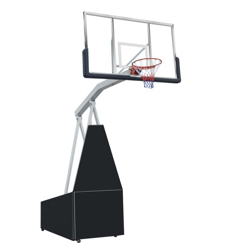 Competition folding basketball hoop