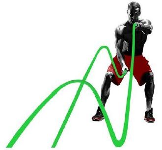 Workout ropes tubes with guide