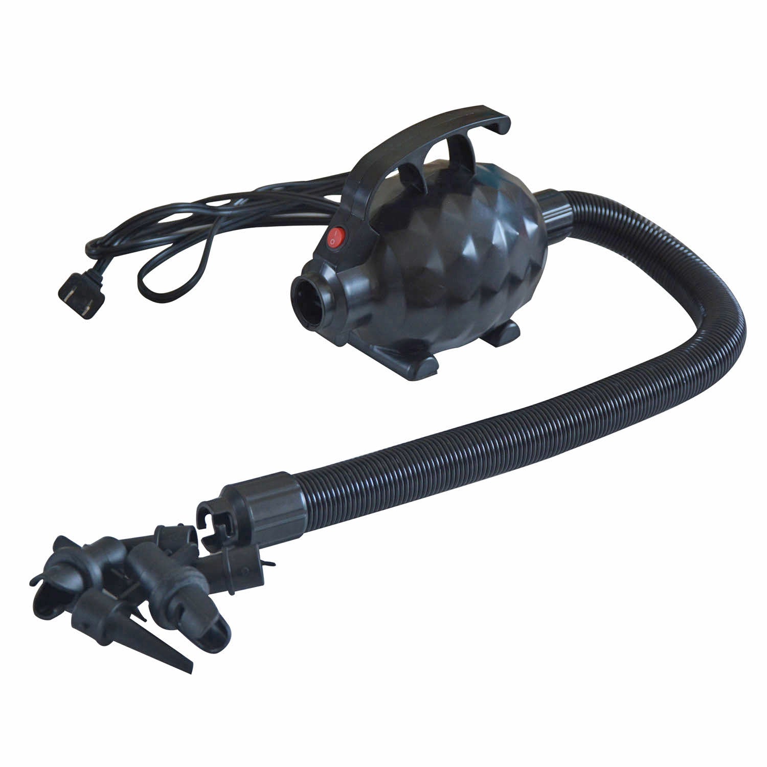 Electric pump for gymnastic air track
