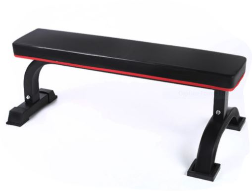 Flat bench for dumbbells exercises