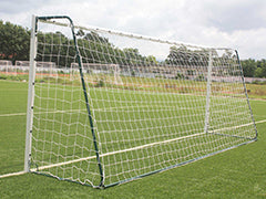 Junior mobile football goal, in 80mm galvanised steel, dimension 5m x 2m