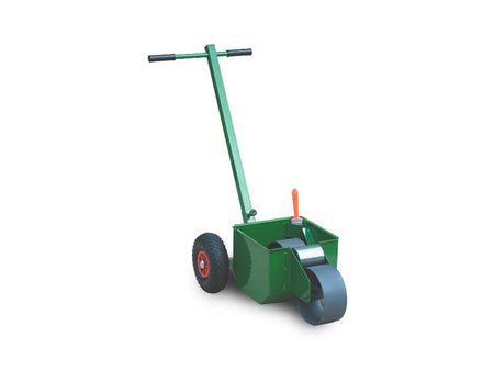 Line marking machine for grassed sports field